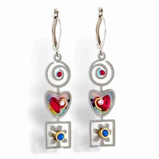 Seeka Heart Earrings Style #1410207