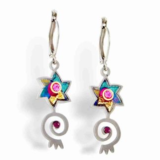 Seeka Star & Spiral Earrings Style #1410250