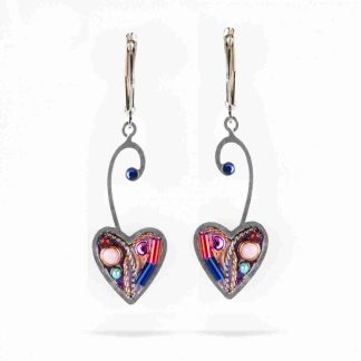 Seeka Heart Earrings Style #1411015
