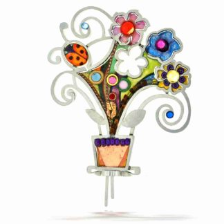 Seeka Flowers Pot Pin Style #1420282
