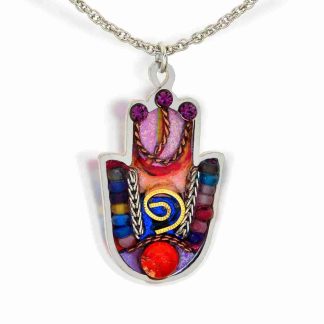 Seeka Red Hamsa Necklace Style #1430617R
