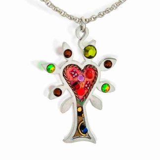 Seeka Heart & Tree Necklace Style #1431031