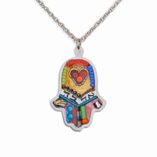 Seeka Golden Hamsa necklace, #1431609G