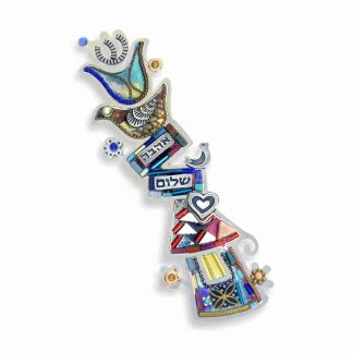 Seeka Love and Peace Mezuzah Style #1451719