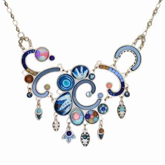 Yoolie's Spring-Summer 2020 Necklace, Blue Velvet Color Group #1832508