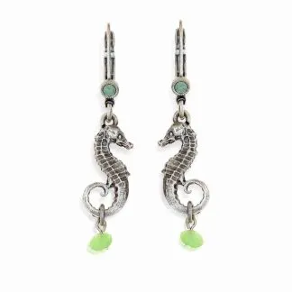 Fanciful By The Sea Sea Horse Earrings Made By La Contessa