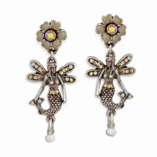 Happy Handmade La Contessa Free Winged Mermaid Earrings