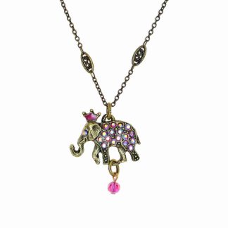 Bejewelled Royal Elephant Necklace Lovingly Made By La Contessa