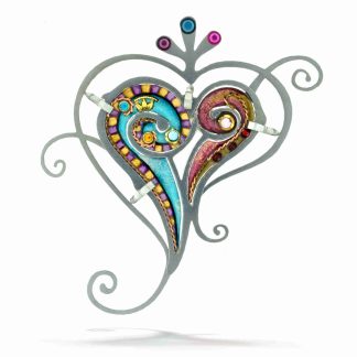 Seeka Paisley Heart Pin Style #1420051