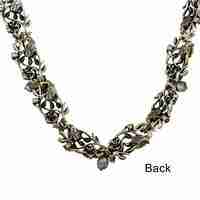 La Contessa Meticulously Handmade Spring Flower Necklace - Image 2