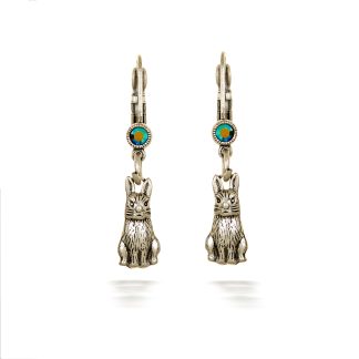 La Contessa Cheerful Charming Bunny Rabbit Earrings