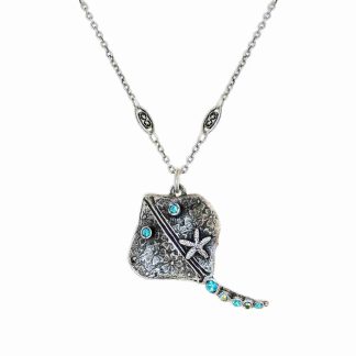 Quirky Stingray Necklace Lovingly Made By La Contessa