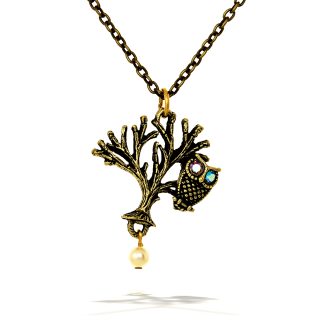 Enchanting Owl In A Tree Necklace Lovingly Made By La Contessa