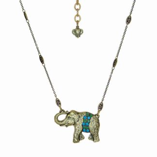Regal Elephant Necklace Lovingly Made By La Contessa