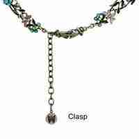 La Contessa Meticulously Handmade Spring Flower Necklace - Image 5