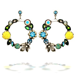 Crafted La Contessa Spring Flowers Earrings